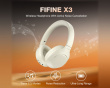 X3 Bluetooth ANC Kuulokkeet Over-Ear - Valkoinen