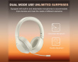 X3 Bluetooth ANC Kuulokkeet Over-Ear - Valkoinen