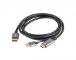 HDMI to DisplayPort Kaapeli 4K Musta - 1.8m