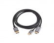 HDMI to DisplayPort Kaapeli 4K Musta - 1.8m