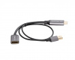 HDMI to DisplayPort Adapterikaapeli 4K Musta - 0.2m