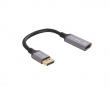 DisplayPort to HDMI Adapterikaapeli 4K Musta - 0,2m