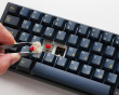 One 3 Pro Mini Nazca Line RGB Näppäimistö [MX2A Red] - Musta
