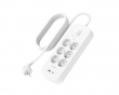 Pistorasia ylijännitesuojalla - 6 porttia - USB-C PD