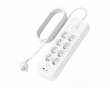 Pistorasia ylijännitesuojalla - 8 porttia - USB-C PD