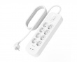 Pistorasia ylijännitesuojalla - 8 porttia - Dual USB-C PD