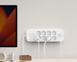 Pistorasia ylijännitesuojalla - 8 porttia - Dual USB-C PD