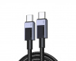 Pikalataus USB-C to USB-C PD 100W Kaapeli 0.5m - Space Gray