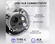 T688 Microphone Bundle - K688 USB/XLR Mikrofoni - dynaaminen mikrofoni - Valkoinen