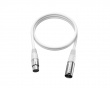 XLR Kaapeli - 3pin - 1.8 Metriä - Valkoinen