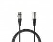 XLR Kaapeli - 3pin - 1.8 Metriä - Musta