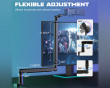 TAM8 Dynaaminen Mikrofoni & Mikrofoniteline - Musta