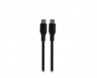 USB-C Latauskaapeli 60W Silikoni - Musta - 1,5m