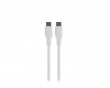 USB-C Latauskaapeli 60W Silikoni - Valkoinen - 1,5m