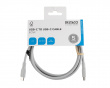 USB-C Latauskaapeli 60W Silikoni - Harmaa - 1,5m