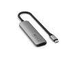 4-in-1 USB-C Slim Multiport Adapter 4K HDMI - Avaruusharmaa