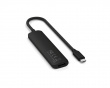 4-in-1 USB-C Slim Multiport Adapter 4K HDMI - Musta