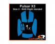Soft Grips for Pulsar X3 RHD - Sininen
