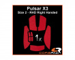 Soft Grips for Pulsar X3 RHD - Punainen