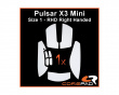 Soft Grips for Pulsar X3 Mini RHD - Valkoinen