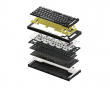 5075B Plus-S Black & Silver Langaton Näppäimistö - Musta [V3 Cream Yellow Pro]
