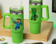 Minecraft Tumbler Cup 900ml - Vihreä