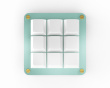 9-Key MacroPad - Turkoosi