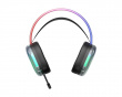 DH230 Semi-transparant RGB Pelikuulokkeet - Musta