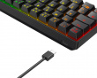 DK470 60 % ISO Hot-swap Mekaaninen Pelinäppäimistö – Musta