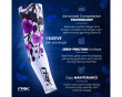 Gaming Sleeve - Blood Orchid - L