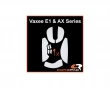 Soft Grips Vaxee E1 & AX Series - Valkoinen