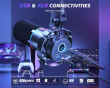 PD200XS - USB/XLR Dynaaminen Mikrofoni Mikrofonivarren kanssa - Musta
