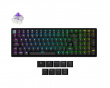 K4 HE QMK-näppäimistö [Gateron 2.0 Purple Magnetic Switch] - Musta