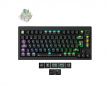 L5 HE 8K ISO -näppäimistö [Lime Magnetic Switch] - Cyber Black