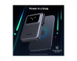 Uno 10000mAh Magneettinen Langaton Power Bank - Harmaa