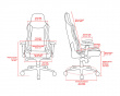Vernazza Soft Fabric -pelituoli - Ash