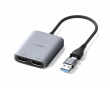 USB 3.0 tai USB-C kahden HDMI-sovitin
