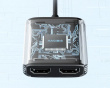 USB 3.0 tai USB-C kahden HDMI-sovitin