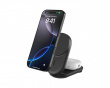UltraCharge 2-in-1 Qi2 Langaton Laturi - Musta