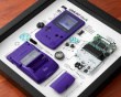 Retro Art Nintendo Gameboy Color -konsolinäyttö - Purple