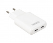 45W 2x USB-C -seinälaite - Slim White