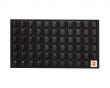 THT Doubleshot PBT Backlit Low-Profile 65-Key - Choc V1 - Musta