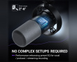AmpliTank K688 USB/XLR Dynaaminen Mikrofoni - Musta