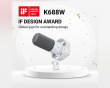 AmpliTank K688 USB/XLR Dynaaminen Mikrofoni - Valkoinen