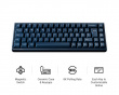 Q16 HE 8K Keraaminen ISO Näppäimistö [Lime Magnetic Switch] - Navy Blue