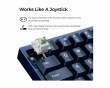 Q16 HE 8K Keraaminen ISO Näppäimistö [Lime Magnetic Switch] - Navy Blue