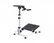 Racing Simulator Wheel Stand with Gear Shifter - LRS11 - Valkoinen
