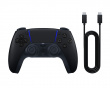 Playstation 5 DualSense V3 Langaton + USB-kaapeli PC:lle - Midnight Black