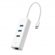 UE330C USB Type-C 3-Port Hub & Gigabit Ethernet -adapteri