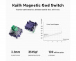 Jet 75 E‑sport Näppäimistö - Black Topographic [Kailh Magnetic God Switch]